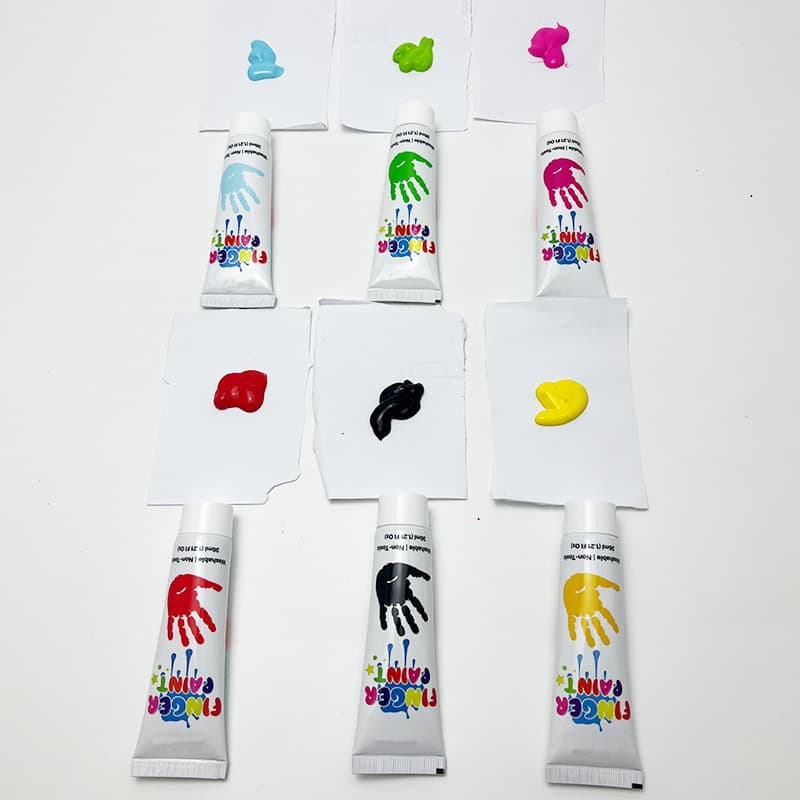 12-color DIY Water-washable Handprint Ink Rubbings Painting