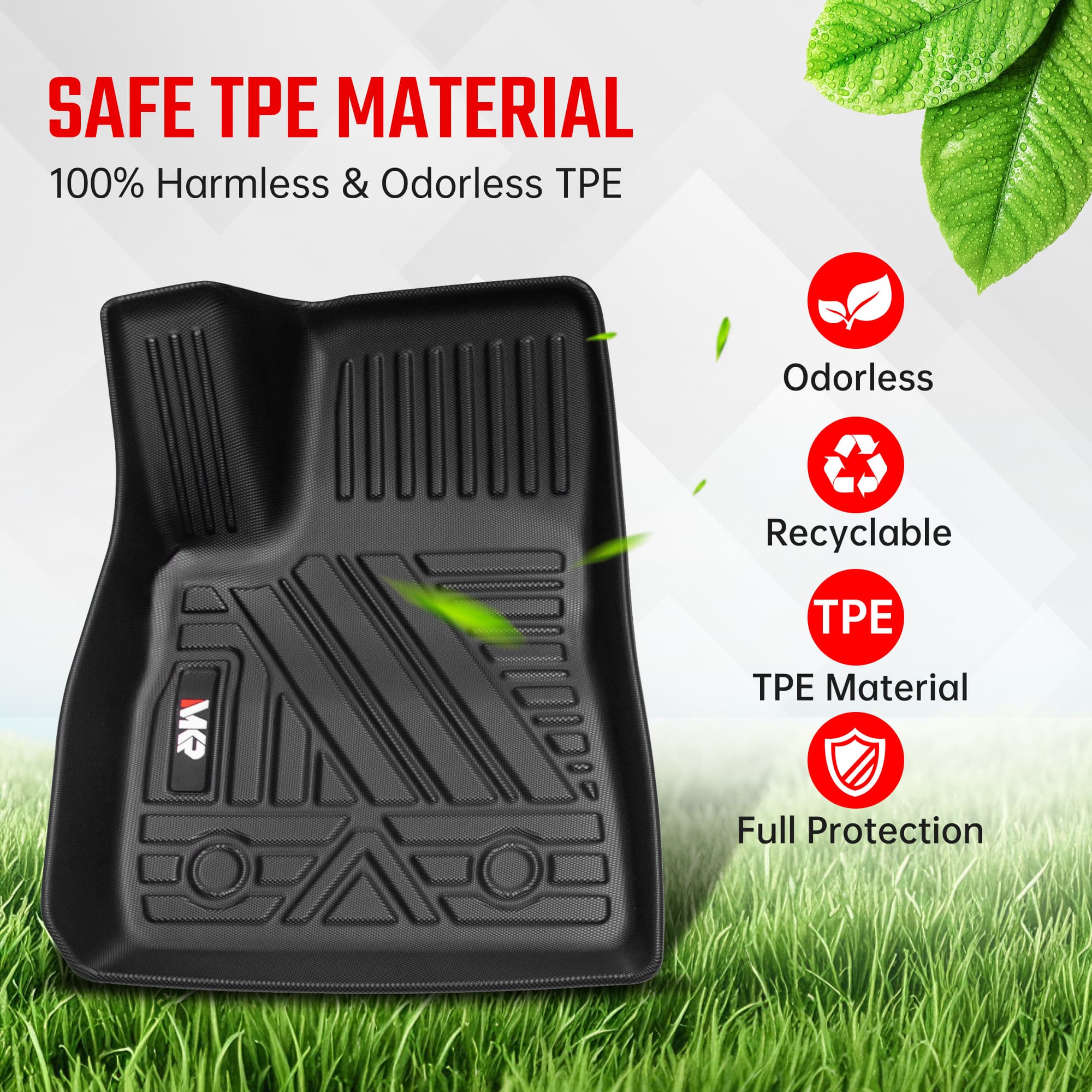 TPE Floor Mat For Tesla Model 3 2023-2025