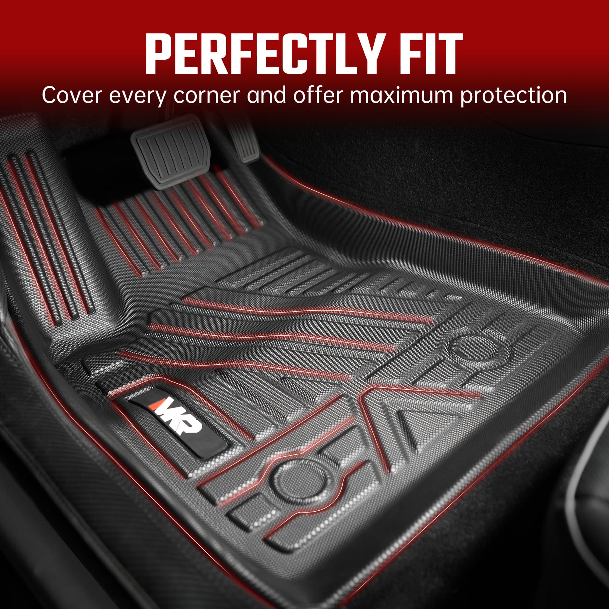 TPE Floor Mat For Tesla Model 3 2023-2025