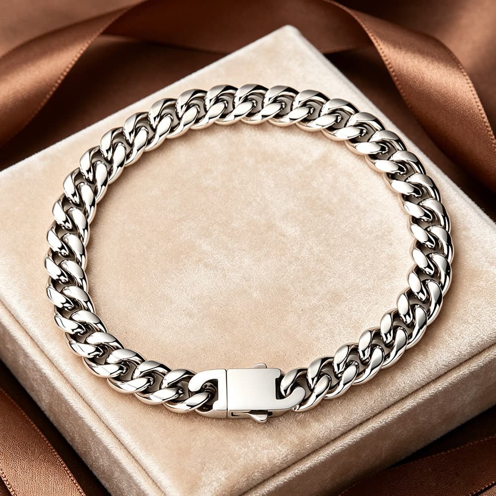 Stainless Steel Mens Punk Casual Bracelet