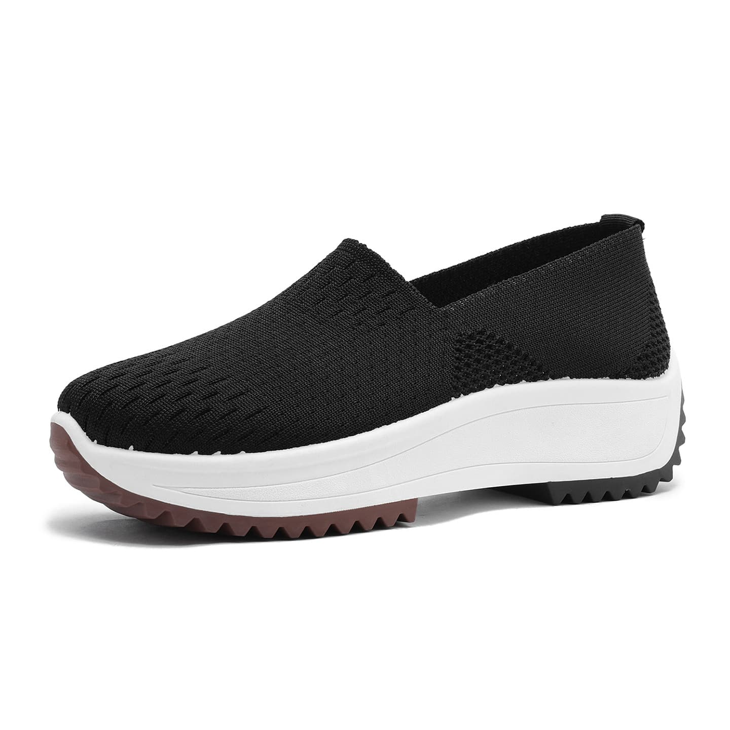 Cuff-height Heel-less Thick-soled Shoes
