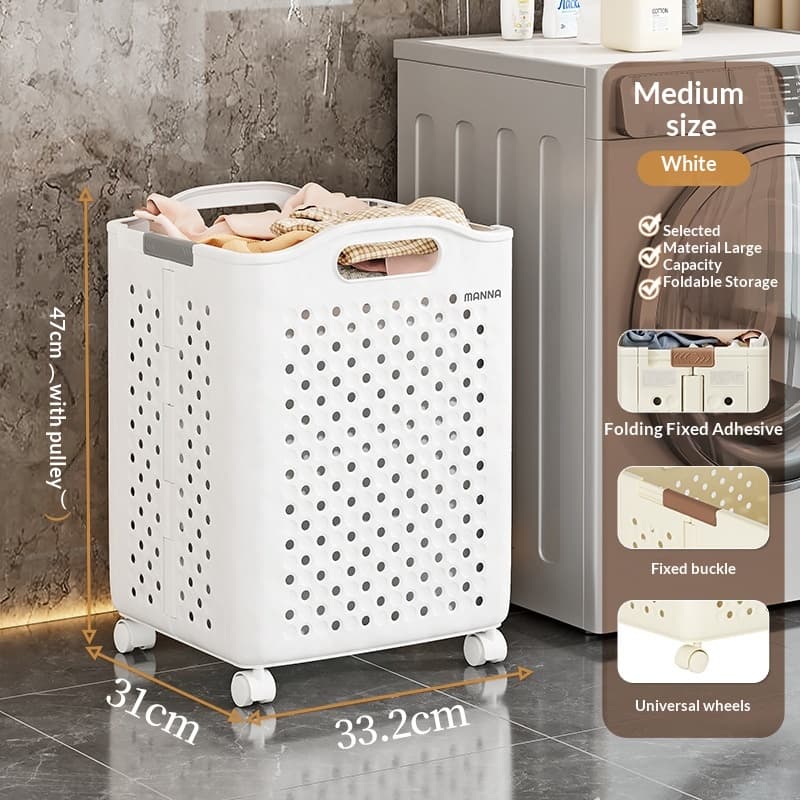 Folding Dirty Laundry Basket Household Living Room